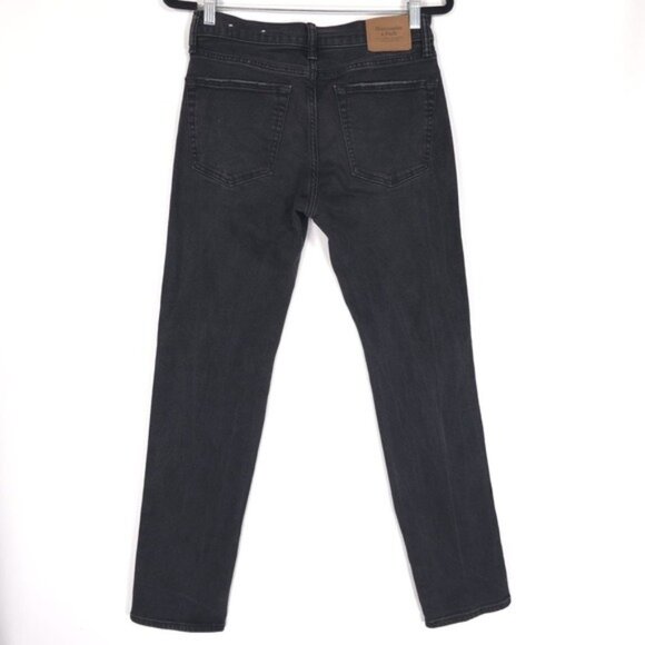 Abercrombie & Fitch Men’s Skinny Advanced Stretch Jeans Distressed Black 29x30 - Picture 2 of 14